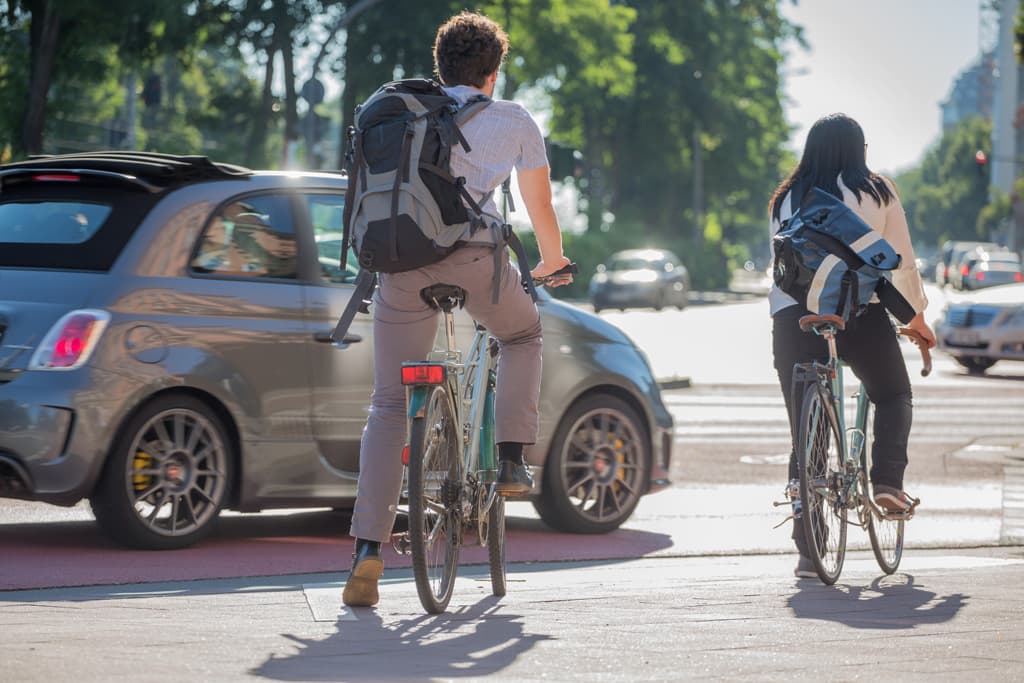 Peatones o ciclistas atropellados